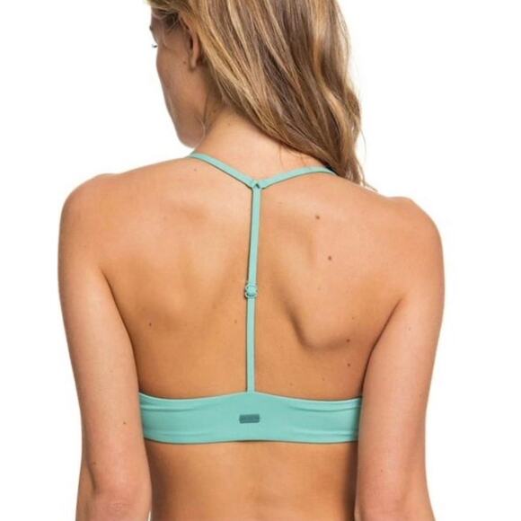 Roxy Fixed Triangle Bikini Top Beach Classics Canton L NWT - Picture 2 of 4